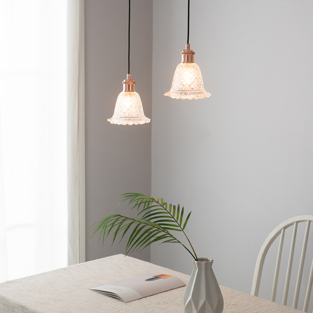 모닝 플라워 1등 유리 식탁등 식탁조명