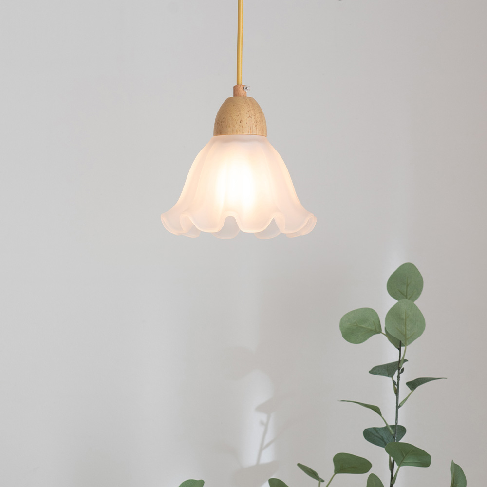 베일 우드 1등 유리 식탁등 식탁조명