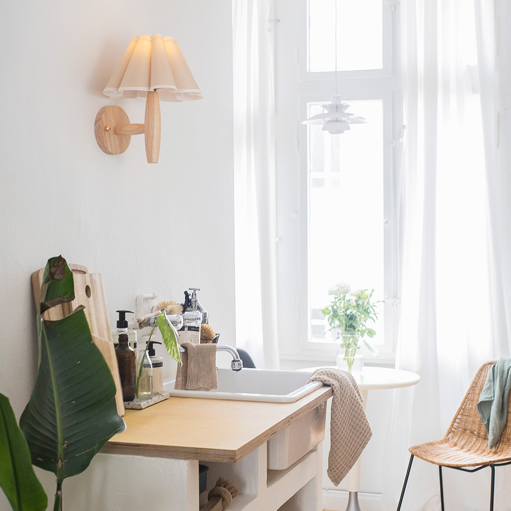 우드 샴피뇽 벽등