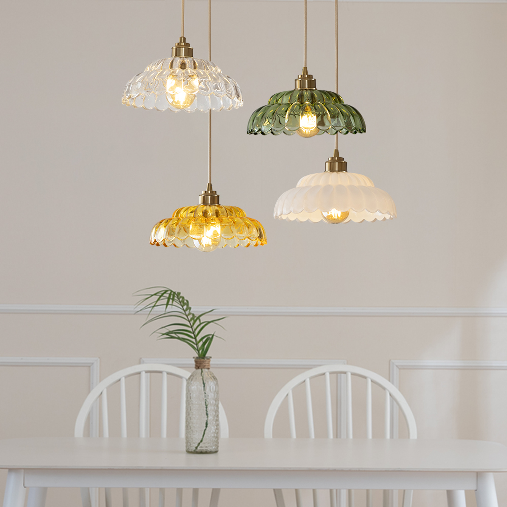 플링 1등 유리 식탁등 식탁조명