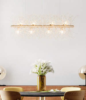 엘리사 12등 일자형 식탁등 식탁조명