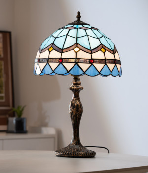 스테인드 글라스 스탠드 블루웨이브