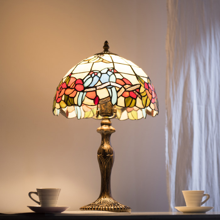 스테인드 글라스 스탠드 블루버드