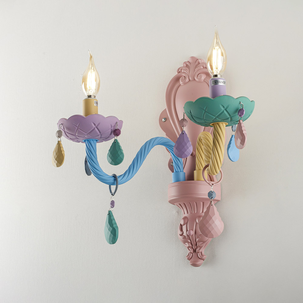 파스텔 마카롱 2등 벽등