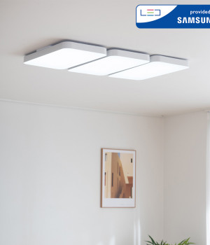 LED 심플 시스템 거실등 180W 밀착형 (화이트)
