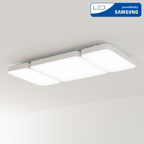 LED 커브드 시스템 거실등 120W 3P (화이트)