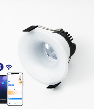 LED IoT COB 3인치 디밍 블러 다운라이트 10W (디밍/삼색변환)