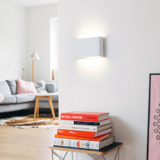 LED COB 모던슬림 벽등 8W (실외 가능)