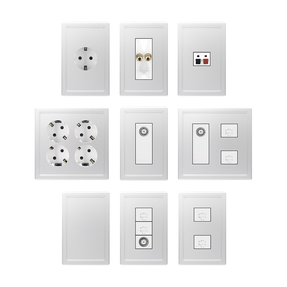 베코 보노 콘센트/통신 [실버]