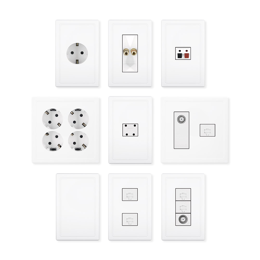 베코 보노 콘센트/통신 [화이트]