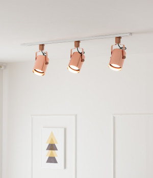 원통 PAR30 레일기구 (로즈골드)