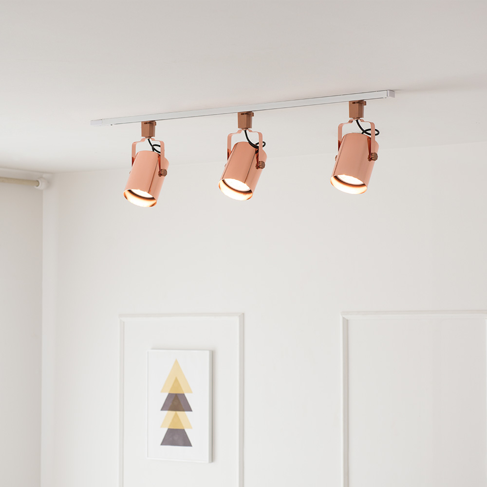 원통 PAR30 레일기구 (로즈골드)