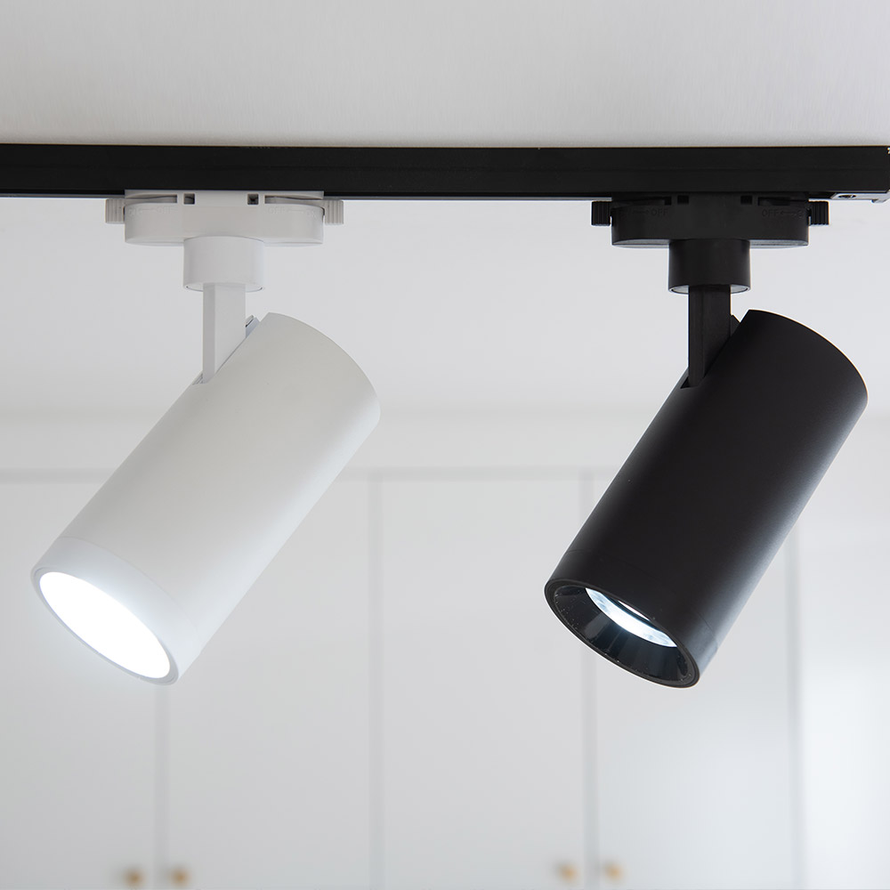 LED 렌즈 투광기 COB 트랙용 레일조명 30W