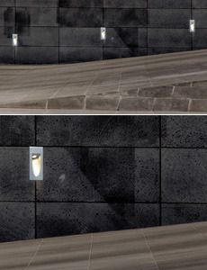 LED 티코 D형 매입등(발목등)