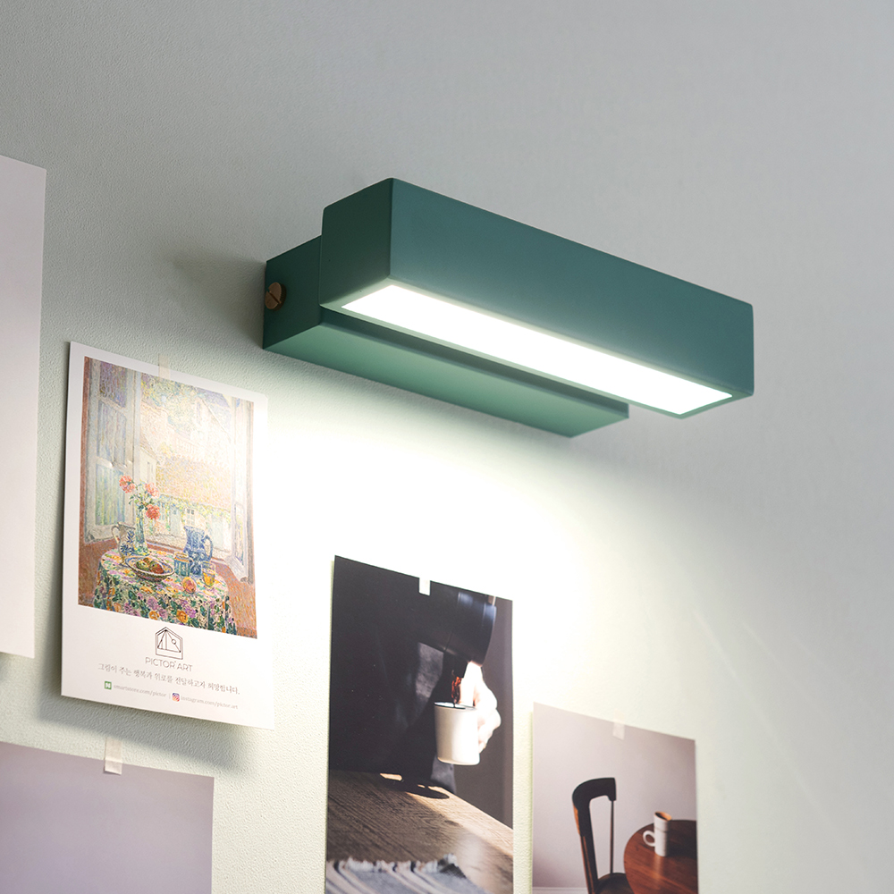 LED 세코 사각 벽등 8W