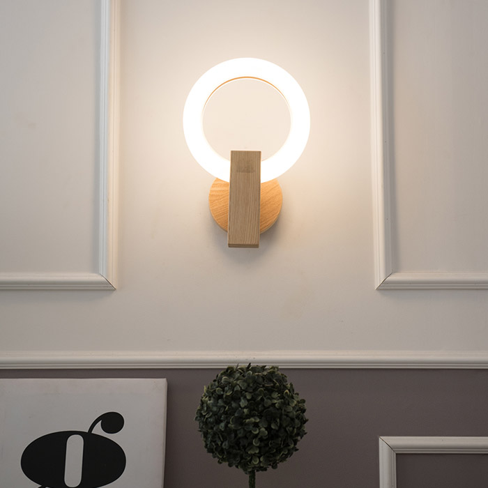 LED 우드 오 벽등 11W