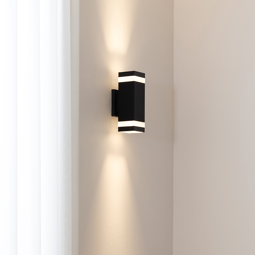 LED 알릭 2등 벽등 18W(원형/사각)