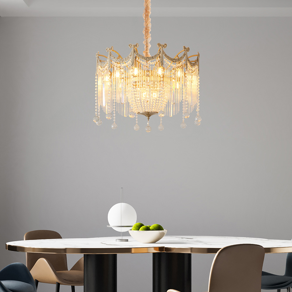 크라운 크리스탈 15등 샹들리에 식탁등 식탁조명