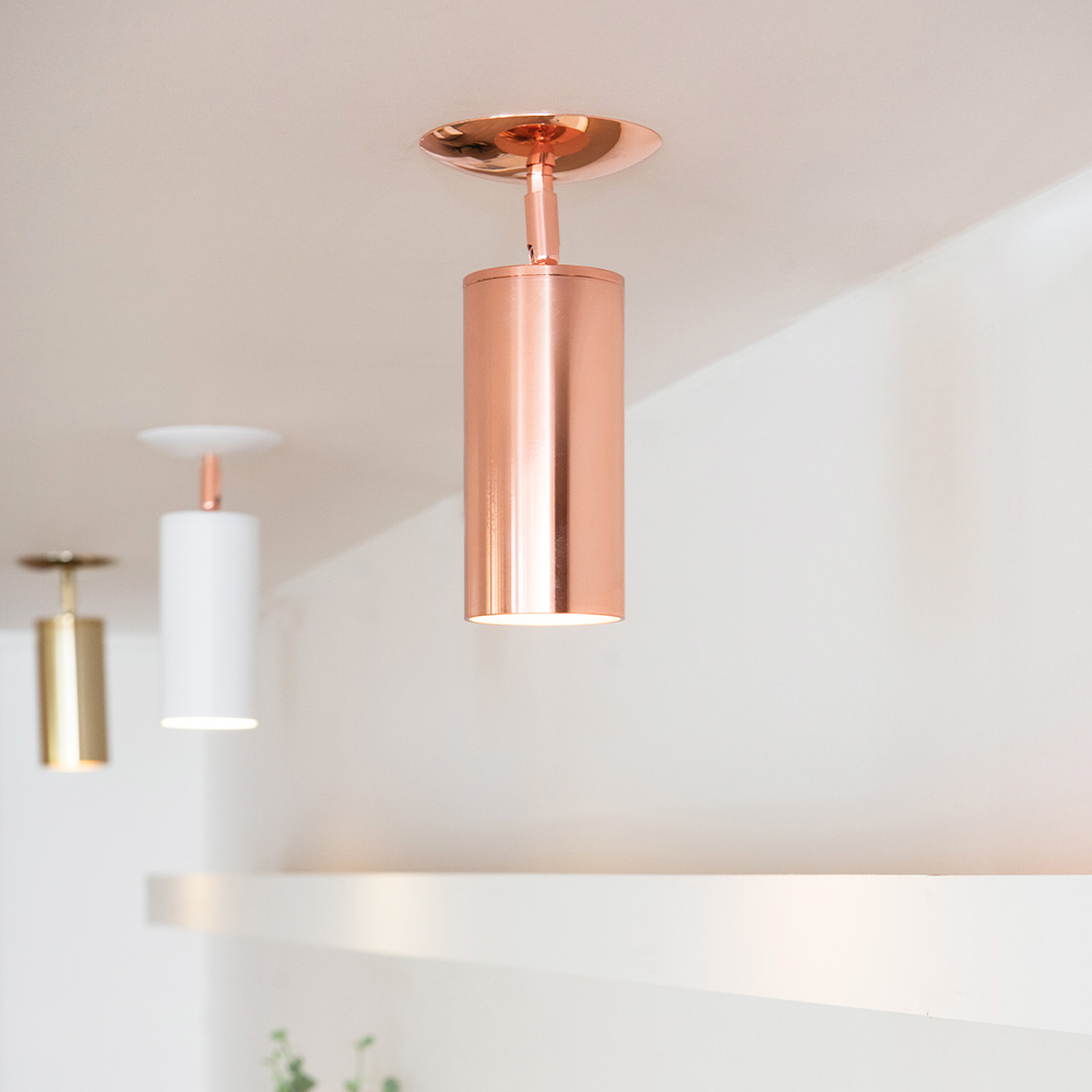 실린더 매입 직부등 V타입 75MM