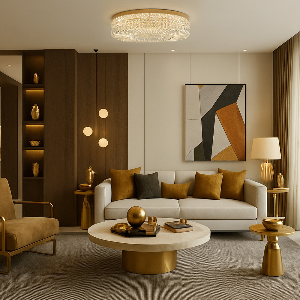 LED 루베르 크리스탈 직부등 200W