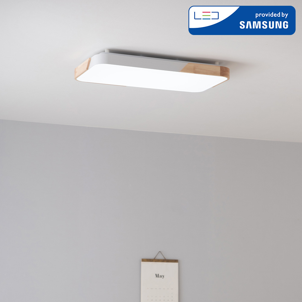 LED 마르딘 우드 거실2등 60W