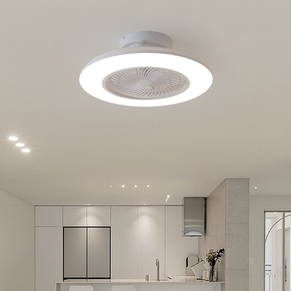 에어로스 LED 360 회전 선풍기 방등 68W