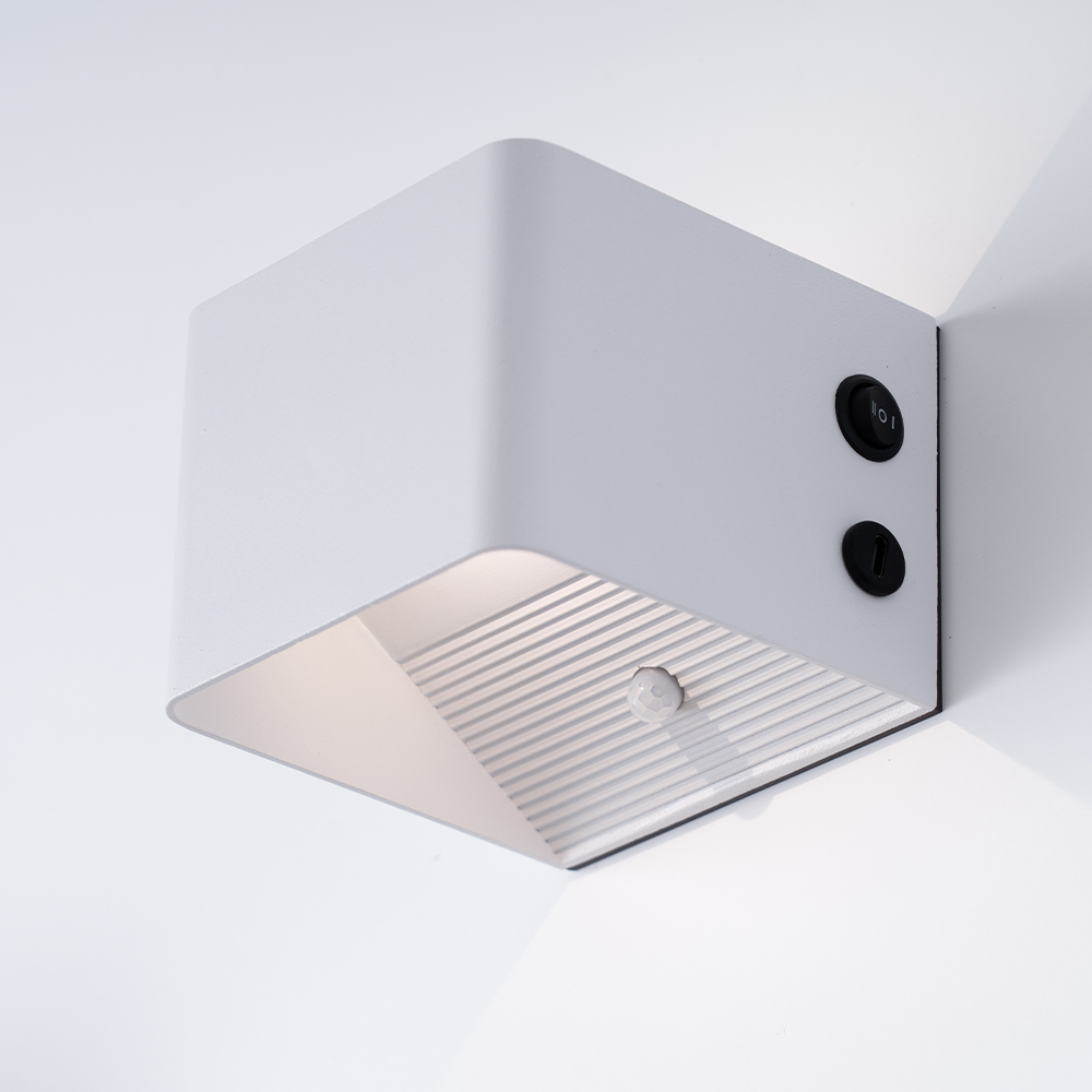 LED 피올로 사각 센서 벽등 3W