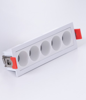 LED 에코 멀티 사각 도트 매입등 안티글레어