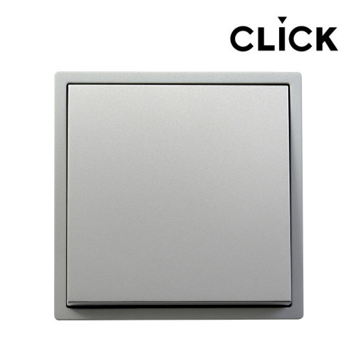 클릭 스위치 콘센트 [플래티넘 실버]