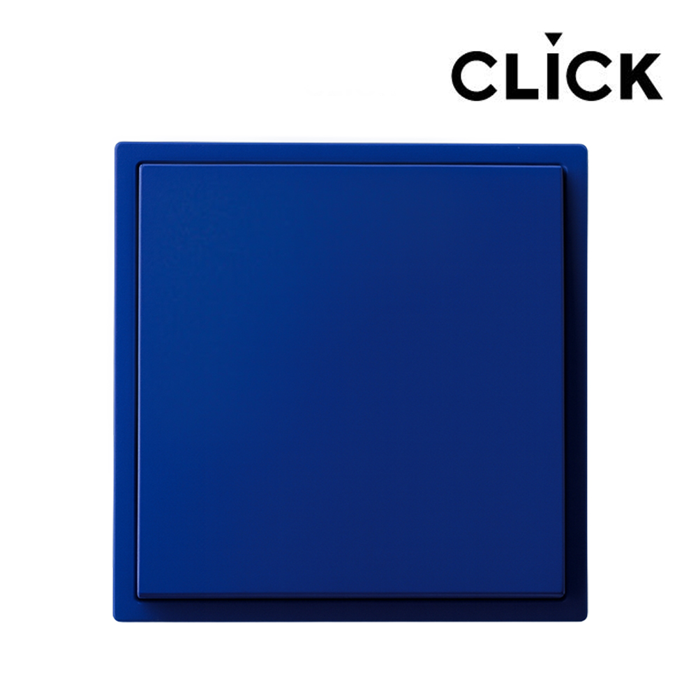 클릭 스위치 콘센트 [블루]